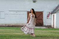 LIVING FREE BEAUTY - Original Boho Chic Floral Maxi Dress