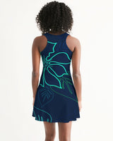 FIND YOUR COAST APPAREL - Original Women's Aloha Fun and Flirty Casual Racerback Dress