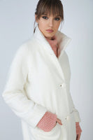 CONQUISTA FASHION - Original Cosy Button Coat With Pockets