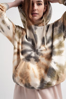 Q2 - Original Co-Ord Sweatshirt in Bleach Tie Dye