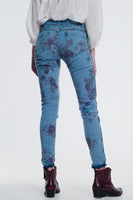 Q2 - Original Reversible Wrinkled Denim Skinny Jeans