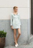 LAGEROSE - Original In the Mood to Chill Suit Dress in Pastel Green