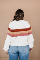 LIVING FREE BEAUTY - Original Cuddle Up Striped Sweater