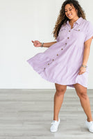 LIVING FREE BEAUTY - Original Extraordinary Life Button Down Dress