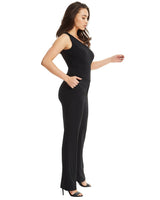 SKIVA - Original One Shoulder Pantsuit - Black