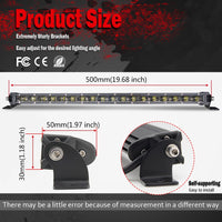 CO LIGHT OFFICIAL STORE - Original Super Slim 6D 20 Inch 90W Led Light Bar Combo Led Beams Auto Work Light for SUV ATV Lada Niva Off-Road 12V 24V Led Bar