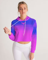 FIND YOUR COAST APPAREL - Original Women's Summer Eclipse Cropped Long Sleeve Hoodie