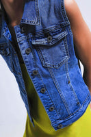 Q2 - Original Denim Midwash Waistcoat