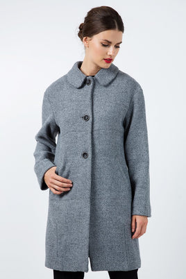 CONQUISTA FASHION - Original Oversized Drop Shoulder Grey Coat