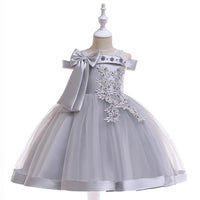 Original Elegant A-Line Fower Girl Dresses Pink Green Blue Beading Crystal Princess Dress For Weddings First Communion Pageant Gowns